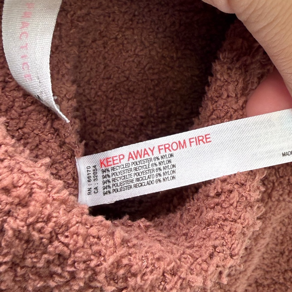 Daily Practice Anthropologie Cozy Knitted Loungewear Pull On Pants Rich Brown M - Picture 7 of 10